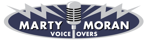 Marty Moran Voice Overs Branding Logo